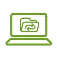 Symbol Dateisynchronisation