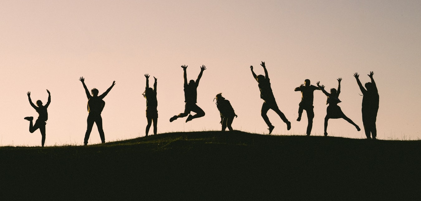 Happy team