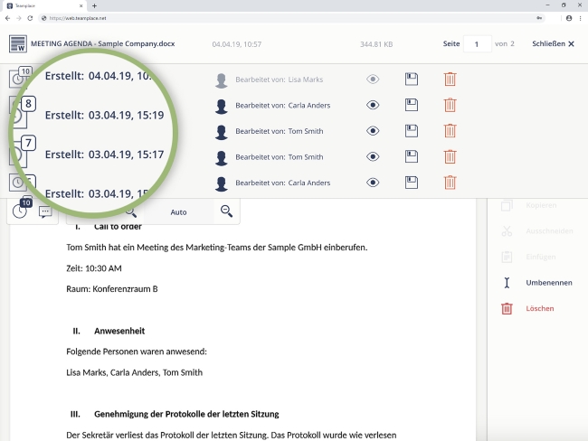 Office 365 Autosave DE