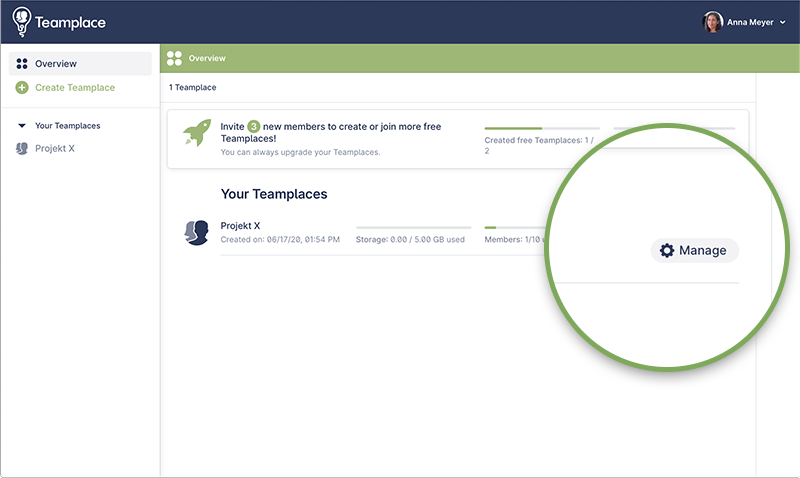 01 Manage Teamplace