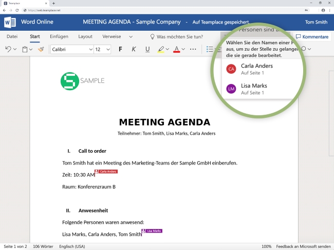 Office 365 Collaboration DE