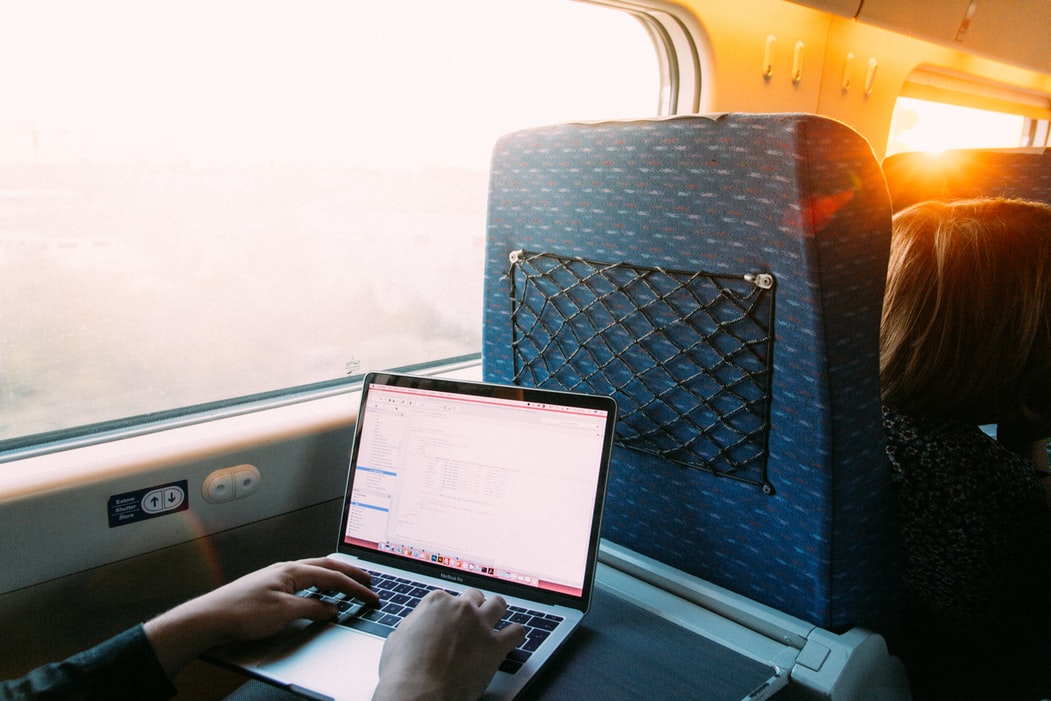 Photo remote work bahn