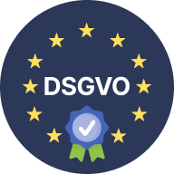 DSGVO-konform Badge für Daten in Deutschland